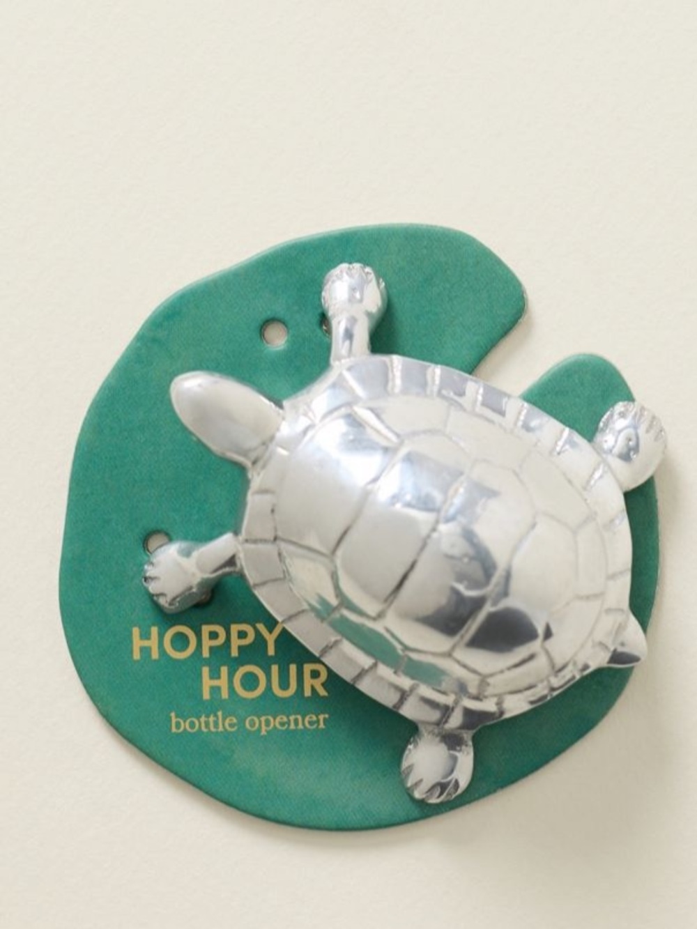 Anthropologie Pond Life Turtle Bottle Opener NWT